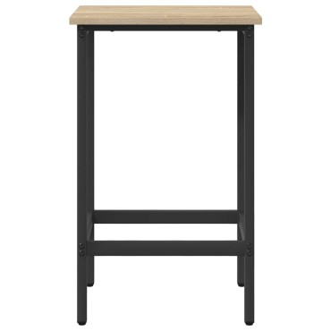 vidaXL Μπαρ σκαμπό 2 τεμ. Sonoma Δρυς 40x32x74 εκ
