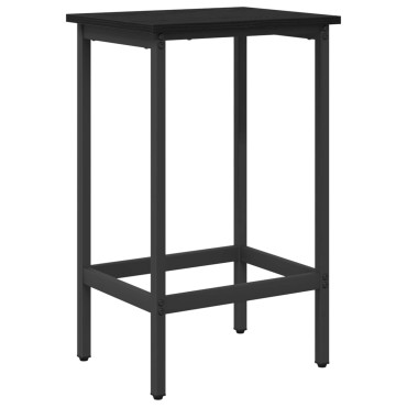 vidaXL Μπαρ σκαμπό Μαύρη Δρυς 40x32x64cm Επεξεργασμένο Ξύλο