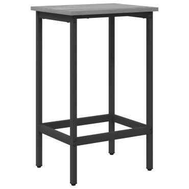 vidaXL Μπαρ σκαμπό Γκρι Sonoma 40x32x74cm Επεξεργασμένο Ξύλο
