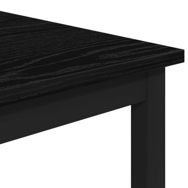 vidaXL Μπαρ σκαμπό Μαύρη Δρυς 40x32x64cm Επεξεργασμένο Ξύλο