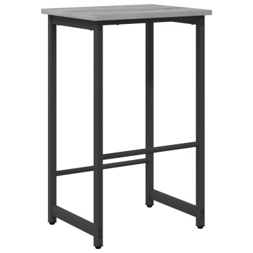 vidaXL Μπαρ σκαμπό Γκρι Sonoma 40x32x64cm Επεξεργασμένο Ξύλο