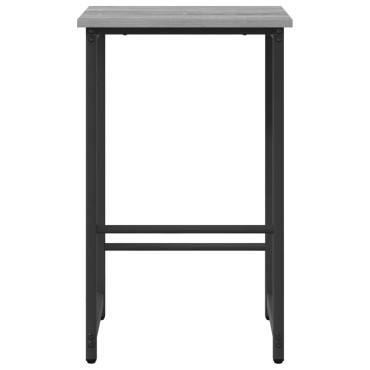 vidaXL Μπαρ σκαμπό Γκρι Sonoma 40x32x64cm Επεξεργασμένο Ξύλο