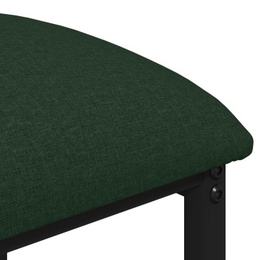 vidaXL Μπαρ σκαμπό 2 τεμ. Σκούρο Πράσινο 40x32x74 εκ