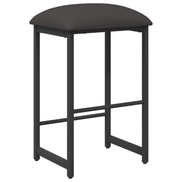 vidaXL Μπαρ σκαμπό Σκούρο Γκρι 40x32x74cm Επεξεργασμένο Ξύλο