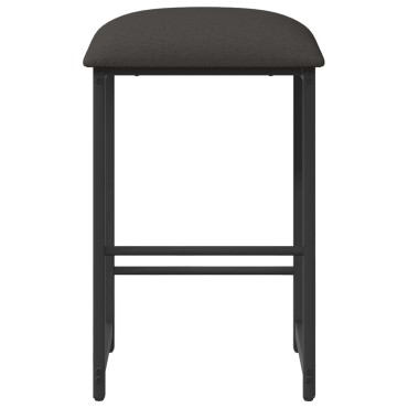 vidaXL Μπαρ σκαμπό Σκούρο Γκρι 40x32x74cm Επεξεργασμένο Ξύλο