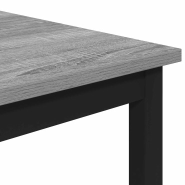 vidaXL Τραπέζι μπαρ 52x52x110cm Επεξεργασμένο Ξύλο Γκρι Sonoma 1 τεμ.
