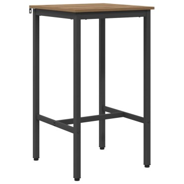vidaXL Τραπέζι μπαρ 52x52x110cm Επεξεργασμένο Ξύλο Artisan Δρυς 1 τεμ.