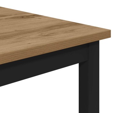 vidaXL Τραπέζι μπαρ 52x52x110cm Επεξεργασμένο Ξύλο Artisan Δρυς 1 τεμ.