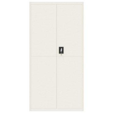 vidaXL Αρχειοθήκη Λευκή 90x40x180cm Ατσάλινη 1 τεμ.