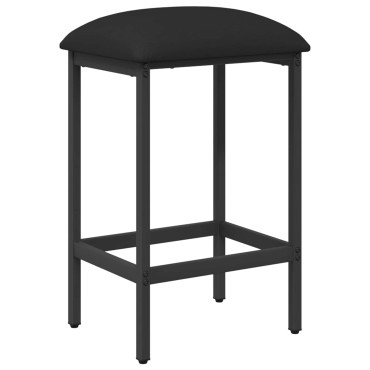 vidaXL Μπαρ σκαμπό Μαύρο 40x32x64cm Επεξεργασμένο Ξύλο