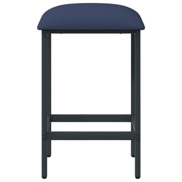 vidaXL Μπαρ σκαμπό 2 τεμ. Μπλε 40x32x64cm Επεξεργασμένο Ξύλο