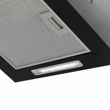 vidaXL Απορροφητήρας Νησίδα Κρεμαστός Αφής με LCD Ατσάλινος 55x37x(62-133,5)cm