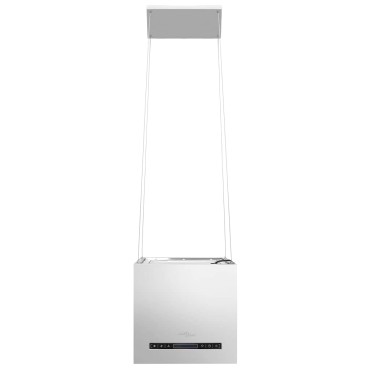 vidaXL Απορροφητήρας Νησίδα Κρεμαστός Αφής με LCD Ανοξ. Ατσάλι 37x37x(62-136,5)cm