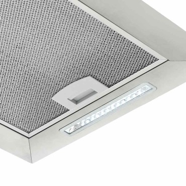 vidaXL Απορροφητήρας Νησίδα Κρεμαστός Αφής με LCD Ανοξ. Ατσάλι 37x37x(62-136,5)cm