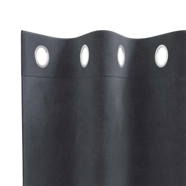 vidaXL Κουρτίνες 2 τμχ. Ανοιχτό γκρι 140x140cm Βελούδο