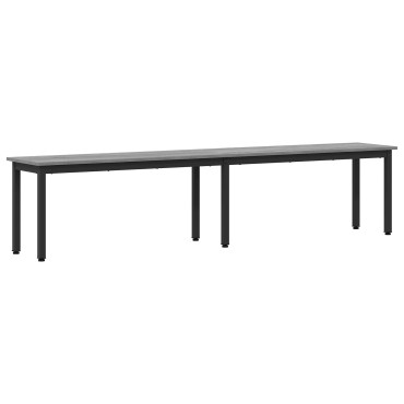 vidaXL παγκάκι Γκρίζο Σονομα 200x35x45cm Επεξεργασμένο Ξύλο