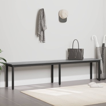 vidaXL παγκάκι Γκρι Sonoma 200x35x45cm Επεξεργασμένο Ξύλο