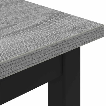 vidaXL παγκάκι Γκρι Sonoma 200x35x45cm Επεξεργασμένο Ξύλο
