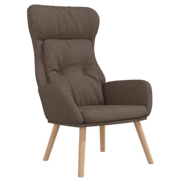 vidaXL Πολυθρόνα Relax Taupe Υφασμάτινη 70x77x94cm 1 τεμ.
