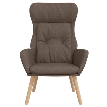 vidaXL Πολυθρόνα Relax Taupe Υφασμάτινη 70x77x94cm 1 τεμ.