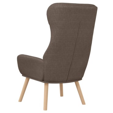 vidaXL Πολυθρόνα Relax Taupe Υφασμάτινη 70x77x94cm 1 τεμ.