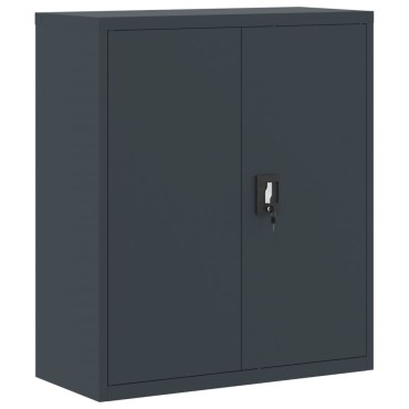 vidaXL Αρχειοθήκη Ανθρακί 90x40x105cm Ατσάλινη 1 τεμ.