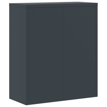 vidaXL Αρχειοθήκη Ανθρακί 90x40x105cm Ατσάλινη 1 τεμ.