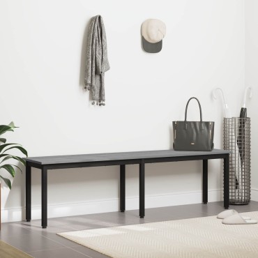 vidaXL παγκάκι Γκρι Sonoma 160x35x45cm Επεξεργασμένο Ξύλο