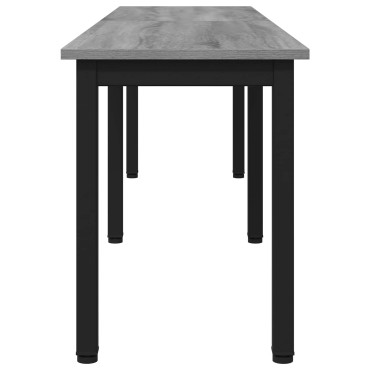 vidaXL παγκάκι Γκρι Sonoma 160x35x45cm Επεξεργασμένο Ξύλο