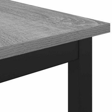 vidaXL παγκάκι Γκρι Sonoma 160x35x45cm Επεξεργασμένο Ξύλο
