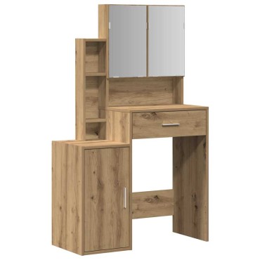 vidaXL Τραπέζι περιποίησης Artisan Oak 80x35x132cm