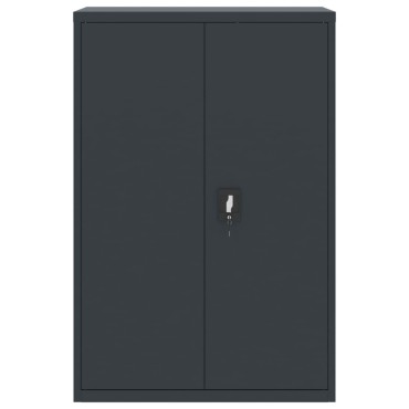 vidaXL Αρχειοθήκη Ανθρακί 90x40x180cm Ατσάλινη