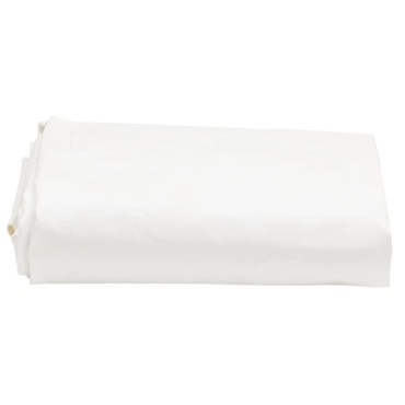 vidaXL Μουσαμάς Λευκός 1 x 2,5 μ. 650 γρ./μ²