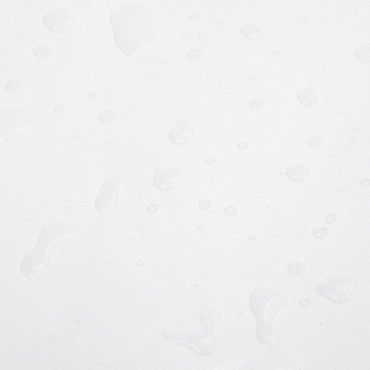 vidaXL Μουσαμάς Λευκός 1 x 2,5 μ. 650 γρ./μ²