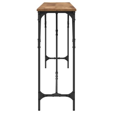 vidaXL Τραπέζι κονσόλας Παλιό Ξύλο 200x29x75cm 1 τεμ.