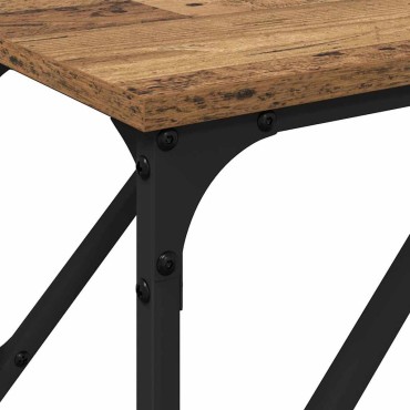 vidaXL Τραπέζι κονσόλας Παλιό Ξύλο 200x29x75cm 1 τεμ.