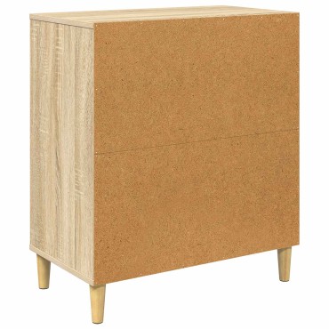 vidaXL Κουτί με συρτάρια GENNEP Σχέδιο κρίνος 66x36,5x75cm