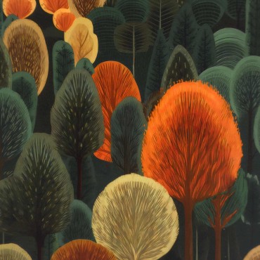 vidaXL Κουτί με συρτάρια ZAANDAM Σχέδιο δάσους 66x36,5x75cm