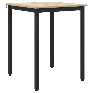 vidaXL Τραπεζαρίες 60x60x75cm Επεξεργασμένο Ξύλο Sonoma Δρυς