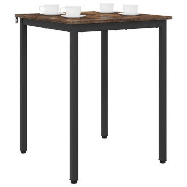 vidaXL Τραπεζαρίες 60x60x75cm Επεξεργασμένο Ξύλο τετράγωνο