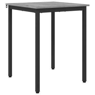 vidaXL Τραπεζαρίες 60x60x75cm Επεξεργασμένο Ξύλο Γκρι Sonoma