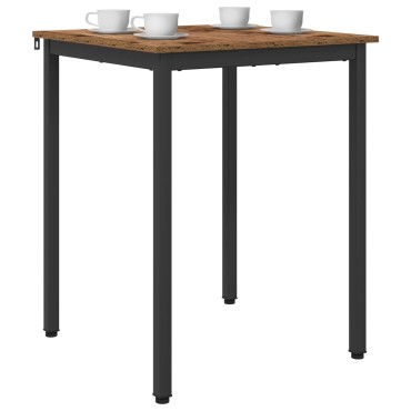 vidaXL Τραπεζαρίες 60x60x75cm Επεξεργασμένο Ξύλο Παλαιωμένο ξύλο