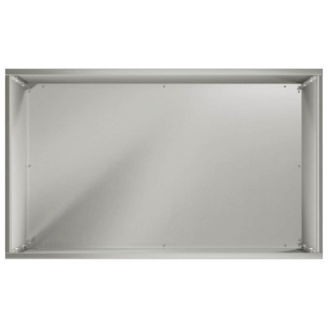 vidaXL Γλάστρα Κήπου Ασημί 50 x 40 x 75 εκ. Ανοξείδωτο Ατσάλι