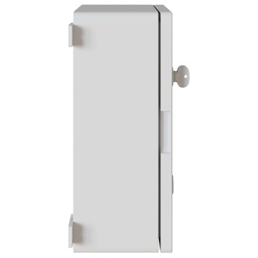 vidaXL Ντουλάπι Ελέγχου Γκρι 37 x 16,5 x 40 εκ ΑΒΣ Πλαστικό