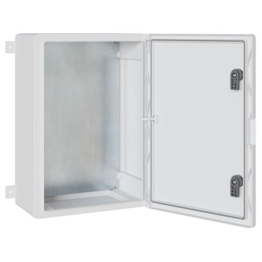 vidaXL Ντουλάπι Ελέγχου Γκρι 42 x 19,5 x 50 εκ ΑΒΣ Πλαστικό