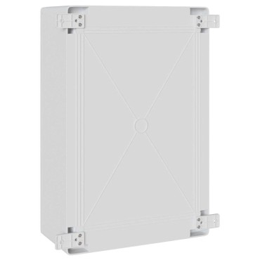 vidaXL Ντουλάπι Ελέγχου Γκρι 47 x 20 x 50 εκ ΑΒΣ Πλαστικό