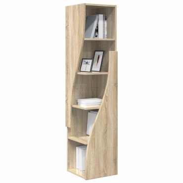 vidaXL Γωνιακό Ντουλάπι 32x32x140cm Επεξεργασμένο Ξύλο Δρύς Sonoma
