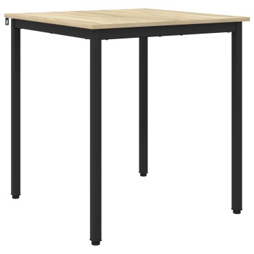vidaXL Τραπεζαρίες 70x70x75cm Επεξεργασμένο Ξύλο Sonoma Δρυς