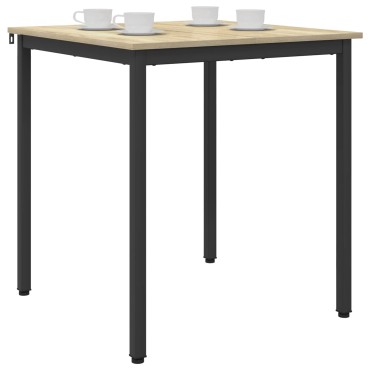 vidaXL Τραπεζαρίες 70x70x75cm Επεξεργασμένο Ξύλο Sonoma Δρυς