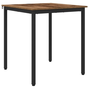 vidaXL Τραπεζαρίες 70x70x75cm Επεξεργασμένο Ξύλο Παλαιωμένο ξύλο